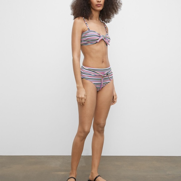 Solid & Striped Roux Bikini Bottoms - New With Tags - NEVER WORN - Multi Stripe